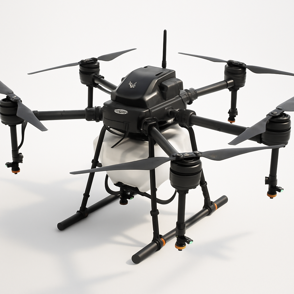 DJI Agras MG-1P — 3D Render