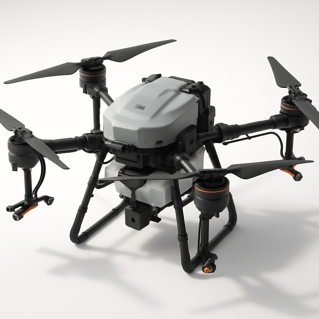 DJI Agras T10 — 3D Render
