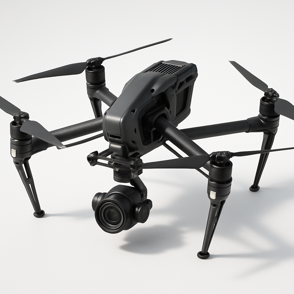 DJI Inspire 3 — 3D Render