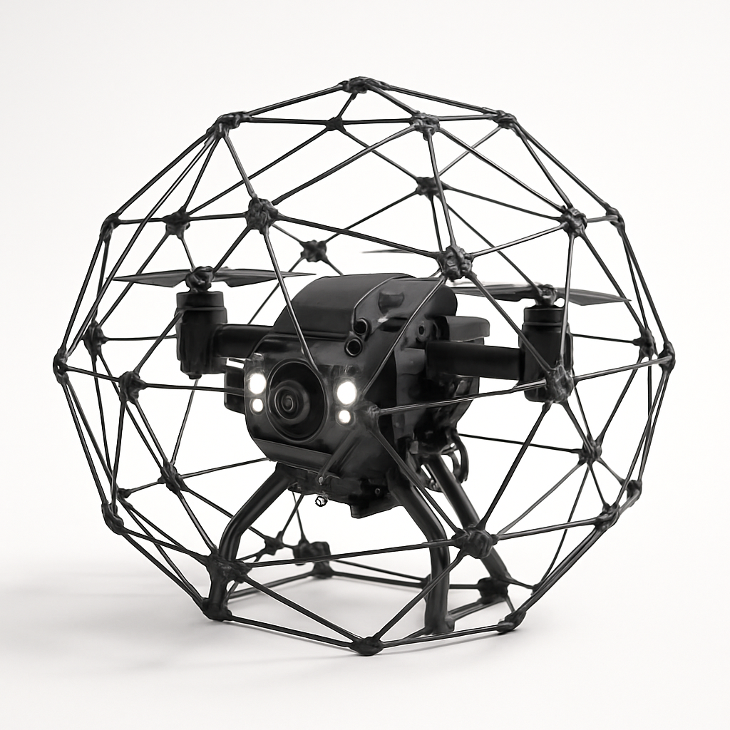 Flyability Elios 2 — 3D Render