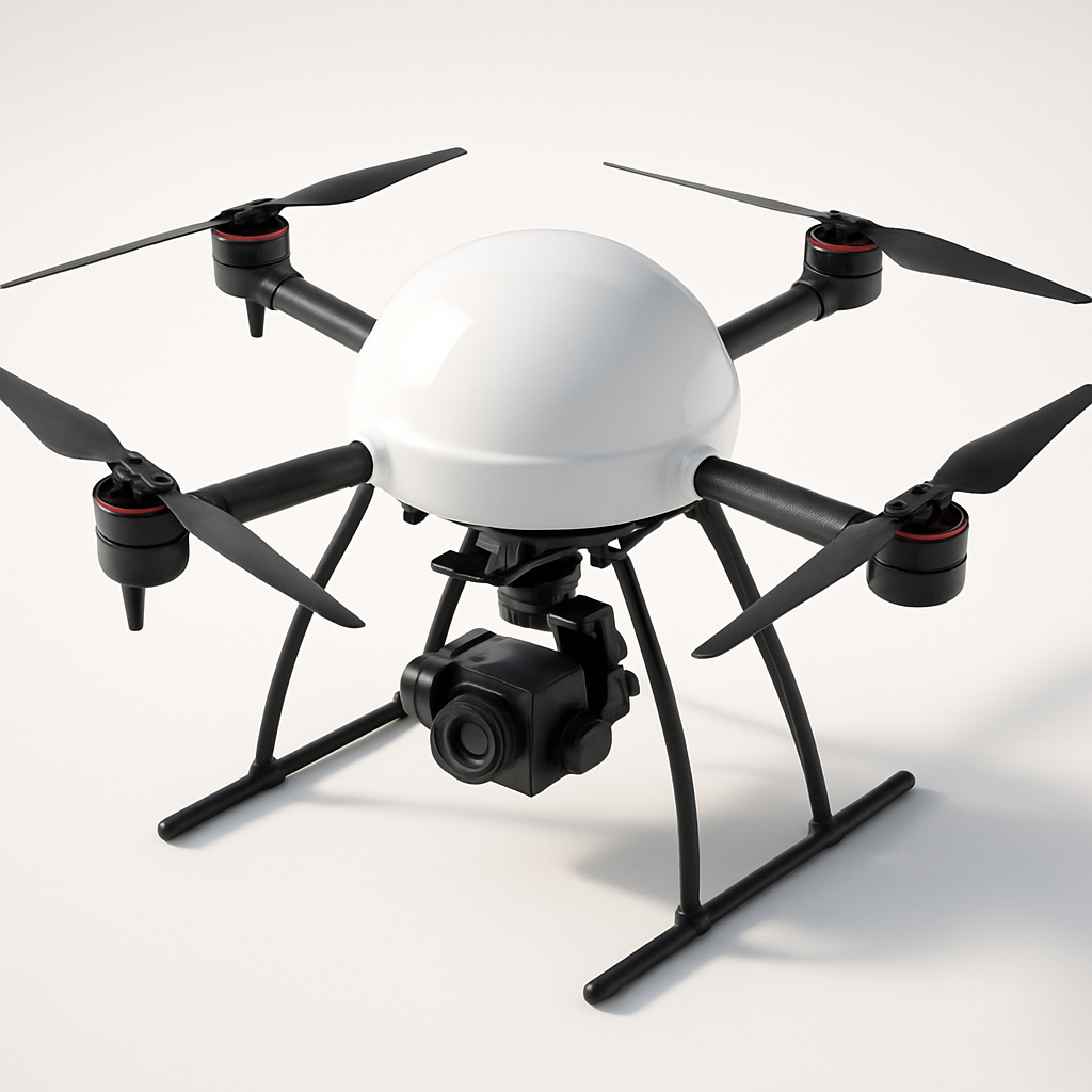 Microdrones md4-3000 — 3D Render