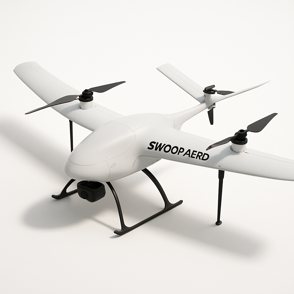 Swoop Aero Kite — 3D Render
