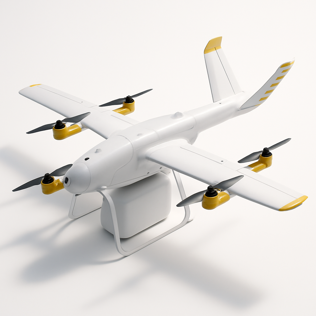 Wing Aviation Delivery Drone — 3D Render